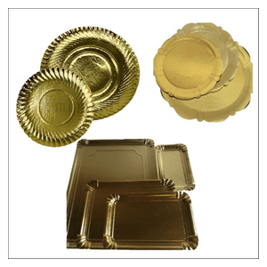 Platos dorados y plateados — La Botica Papelera